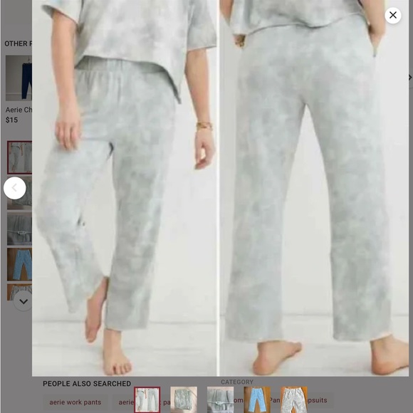aerie Pants - NEW Aerie Joggers Tie Dye Mint Green White SOFT Sweatpants Loungewear Size Small